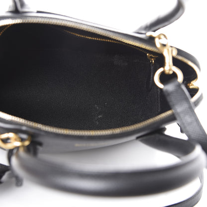 Balenciaga Signature Grained Calfskin Logo S Ville Top Handle Bag Black 7 of 13