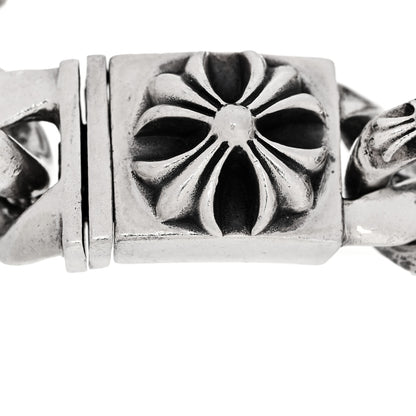 Chrome Hearts Sterling Silver Maltese Cross Link Bracelet 5 of 5