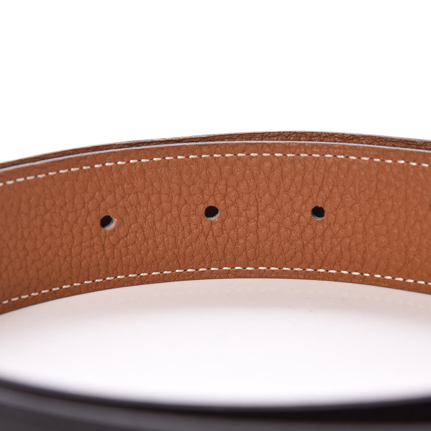Hermes Box Togo 32mm H Belt 95 Black Gold 5 of 7