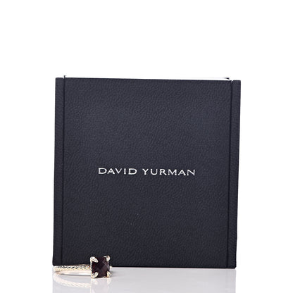 David Yurman 18K Yellow Gold Diamond Garnet 7mm Chatelaine Ring 54 7 6 of 6