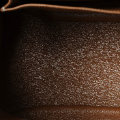 Hermes Taurillon Clemence Jypsiere 37 Gold 11 of 18