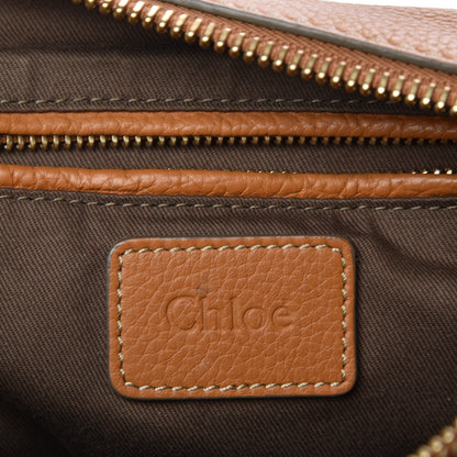 Chloe Calfskin Medium Marcie Satchel Tan 7 of 9