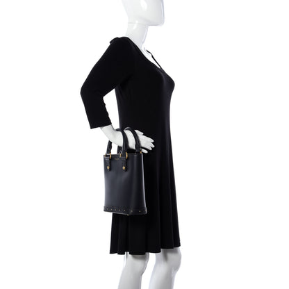 Christian Dior Smooth Calfskin Studded DiorAvenue Small Bag Navy 2 of 20
