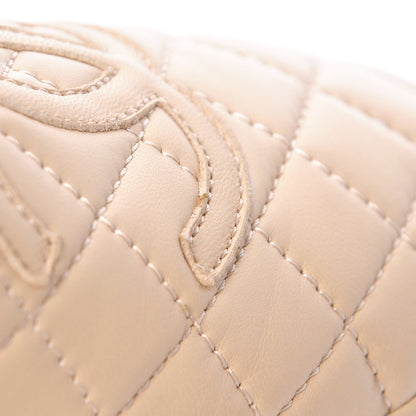 Chanel Lambskin Quilted CC Espadrilles 38 Beige 10 of 11