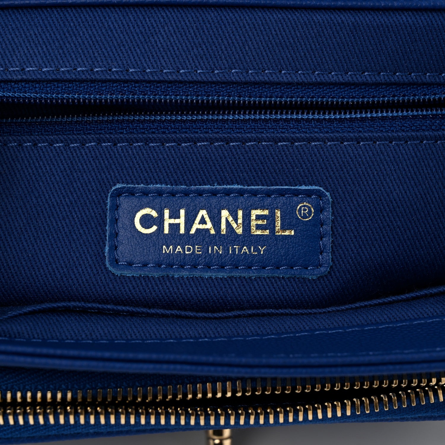 Chanel Caviar Quilted Small Business Affinity Flap Dark Blue 5 of 10