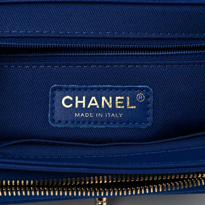 Chanel Caviar Quilted Small Business Affinity Flap Dark Blue 5 of 10