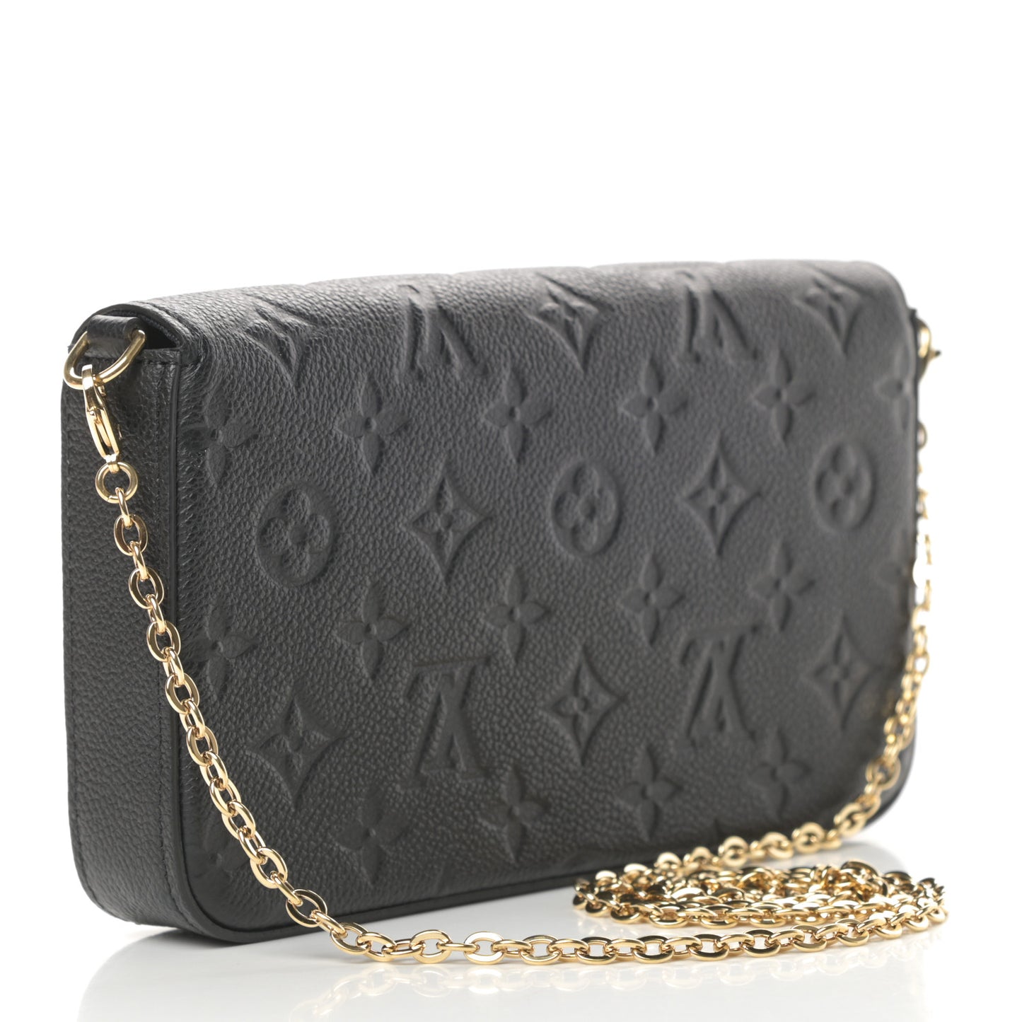 Empreinte Pochette Felicie Chain Wallet Black