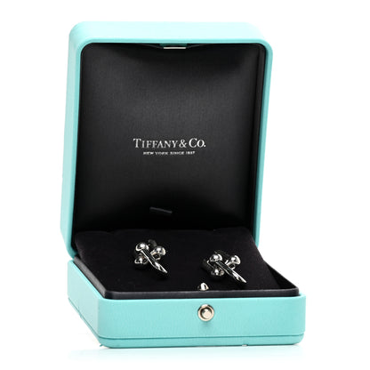 Tiffany Sterling Silver Large HardWear Link Earrings 5 of 5