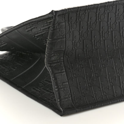 Christian Dior Oblique Calfskin Embossed Large Book Tote Black 9 of 10