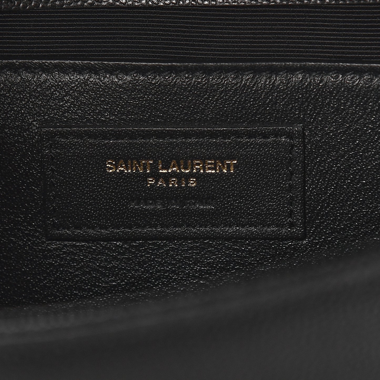 Grain De Poudre Medium Classic Monogram Kate Satchel Black