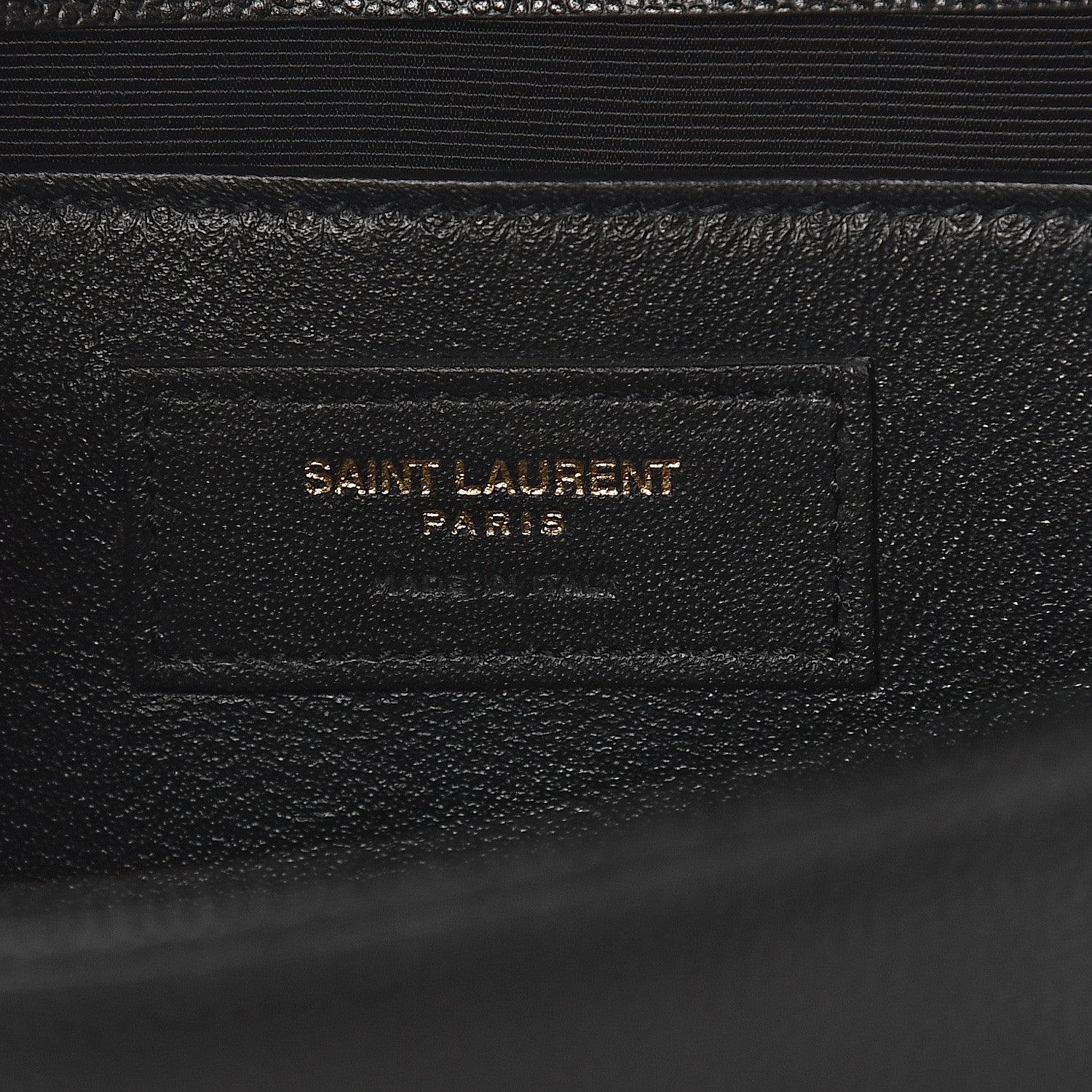 Saint Laurent Grain De Poudre Medium Classic Monogram Kate Satchel Black 7 of 12
