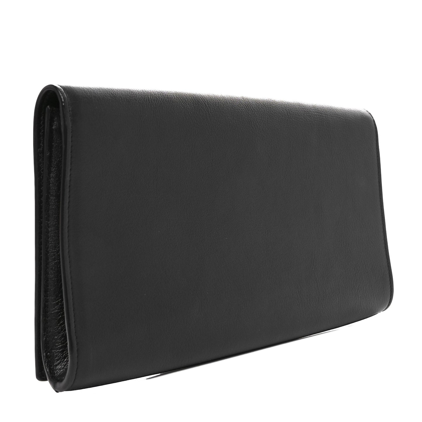 Goatskin Monogram Large Belle De Jour Clutch Black