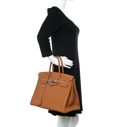 Hermes Togo Birkin 35 Gold 2 of 14