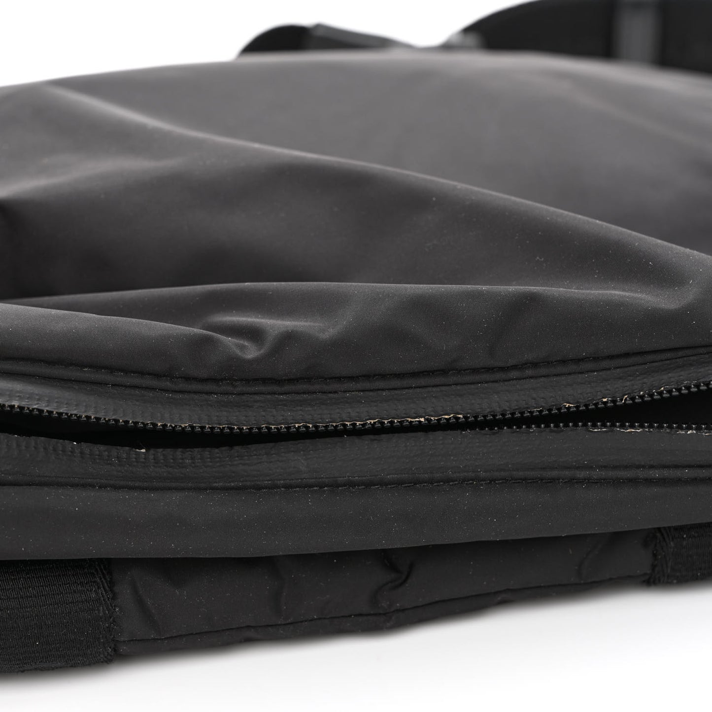 HOMME Nylon Saddle Messenger Bag Black