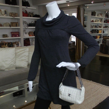 Chanel Lambskin Square Quilted Double Chain Bag 2 of 10
