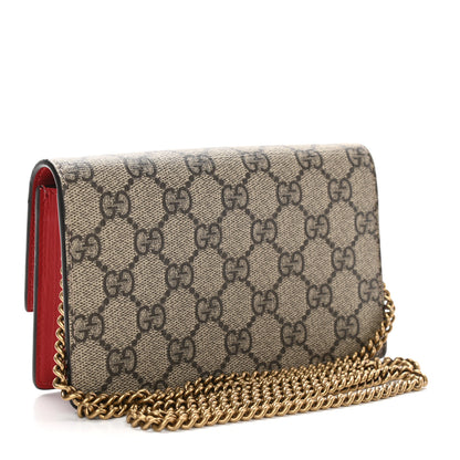 Gucci GG Supreme Monogram Mini Cherry Chain Bag 3 of 8