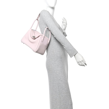 Hermes Taurillon Clemence Verso Lindy 26 Mauve Pale Mushroom 2 of 10