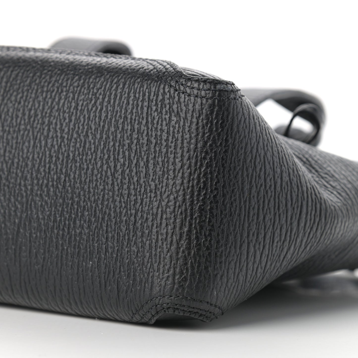 Textured Calfskin Medium Pashli Satchel Black