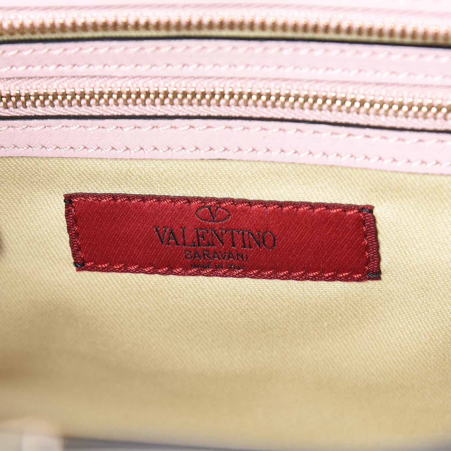 Valentino Garavani Vitello Small Rockstud Double Handle Tote Water Rose 6 of 8