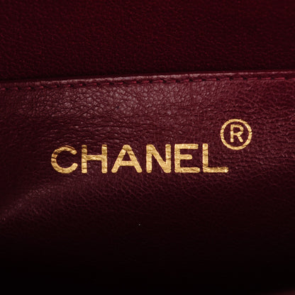 Chanel Lambskin Quilted XL Jumbo Single Flap Black 7 of 10