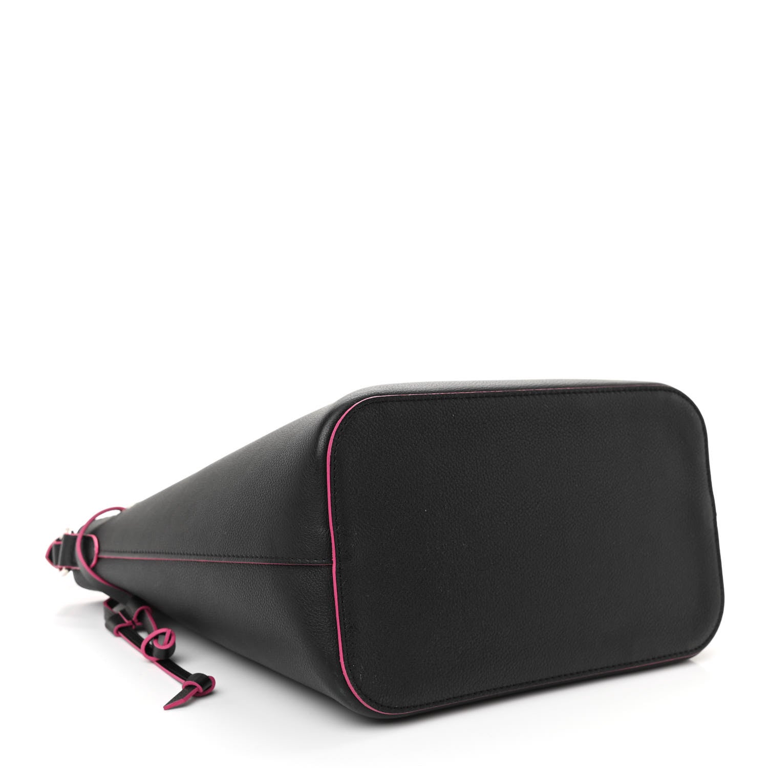Louis Vuitton Calfskin Lockme Bucket Black 4 of 8