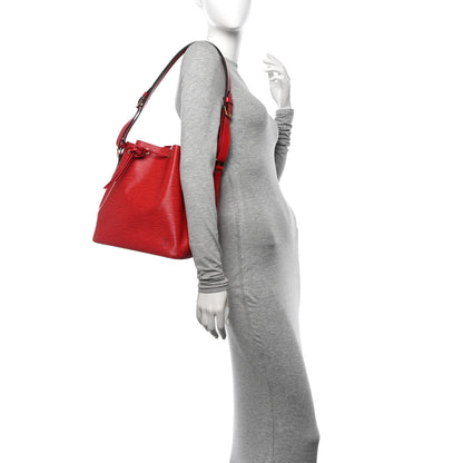 Louis Vuitton Epi Petit Noe Castillan Red 2 of 10