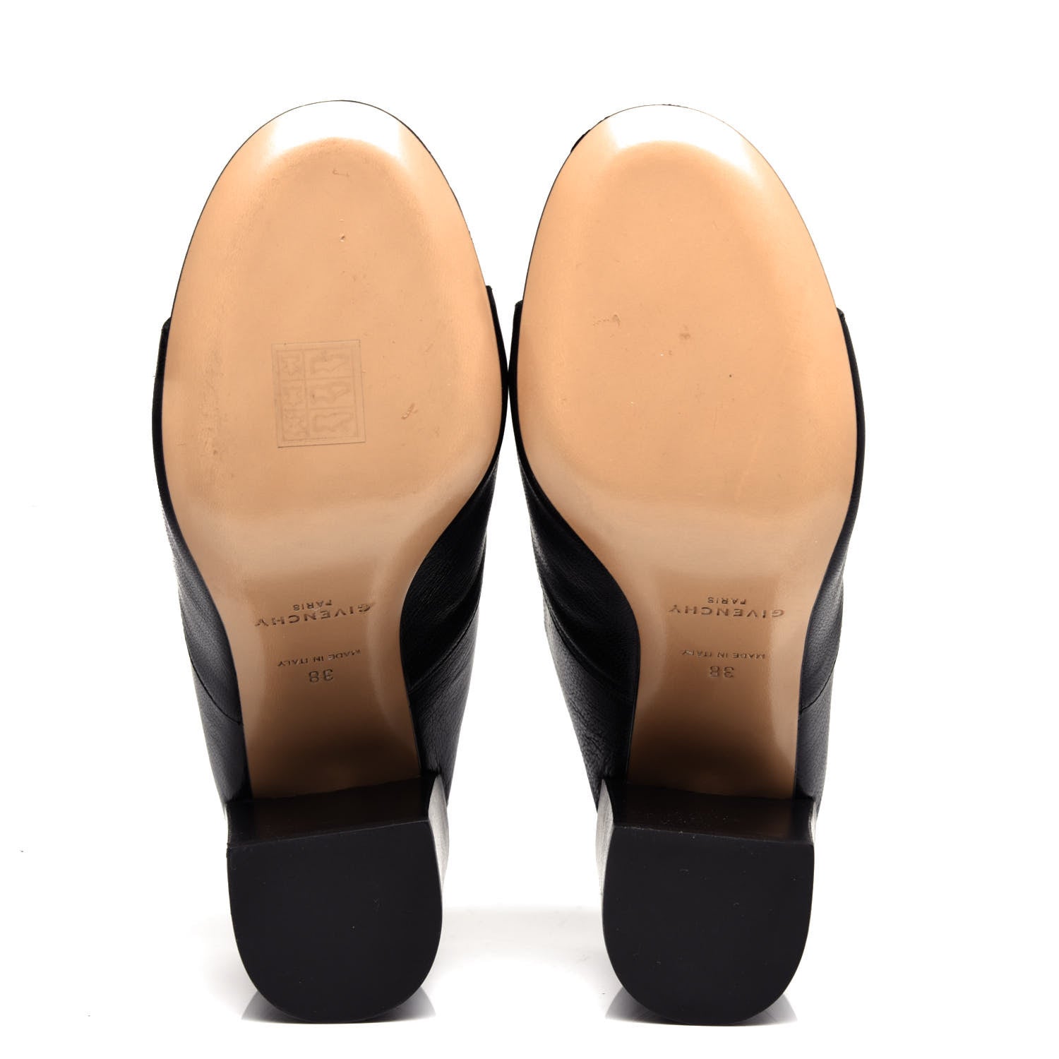 Givenchy Grained Goatskin 4G Logo Mules 38 Black 6 of 11