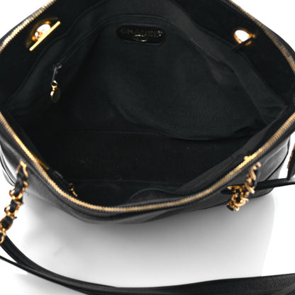 Chanel Caviar CC Shoulder Bag Black 4 of 8