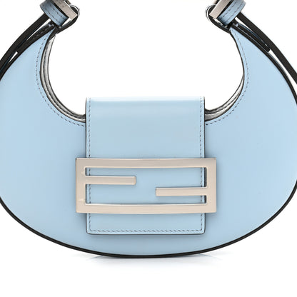 Fendi Vitello King Mini Cookie Hobo Bag Azzurro Baby 10 of 12