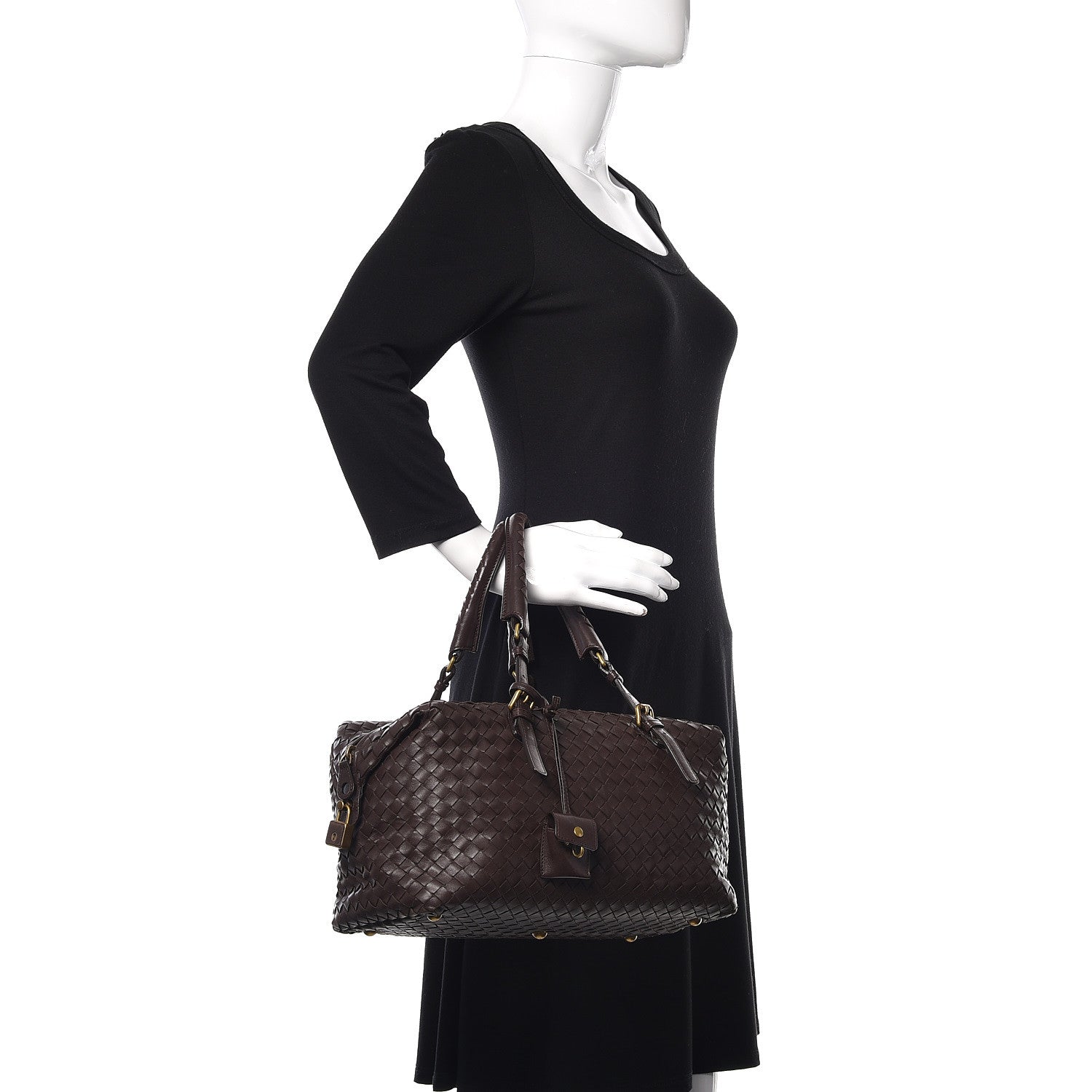 Bottega Veneta Nappa Intrecciato Montaigne Bag Ebano 2 of 24