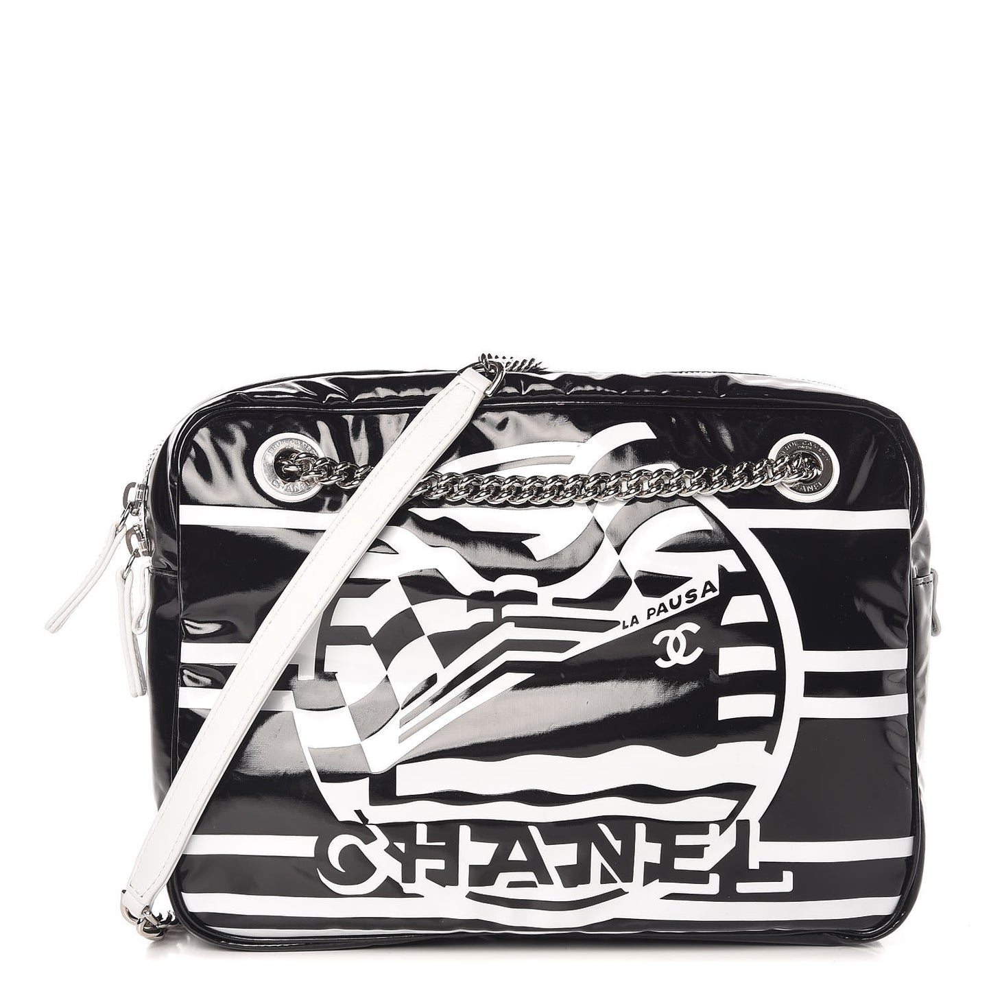 Vinyl Small La Pausa Camera Case Black