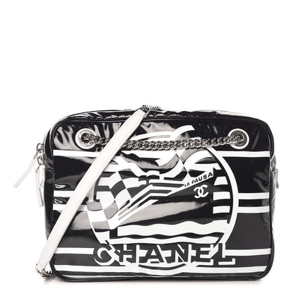 Chanel Vinyl Small La Pausa Camera Case Black 1 of 10