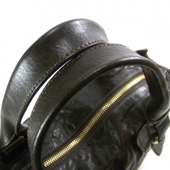 Leather Bay Tote Moka