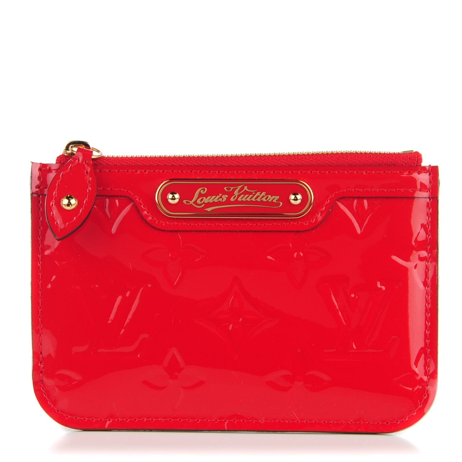 Louis Vuitton Vernis Key Pouch Cherry 1 of 7