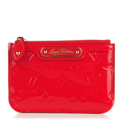 Louis Vuitton Vernis Key Pouch Cherry 1 of 7