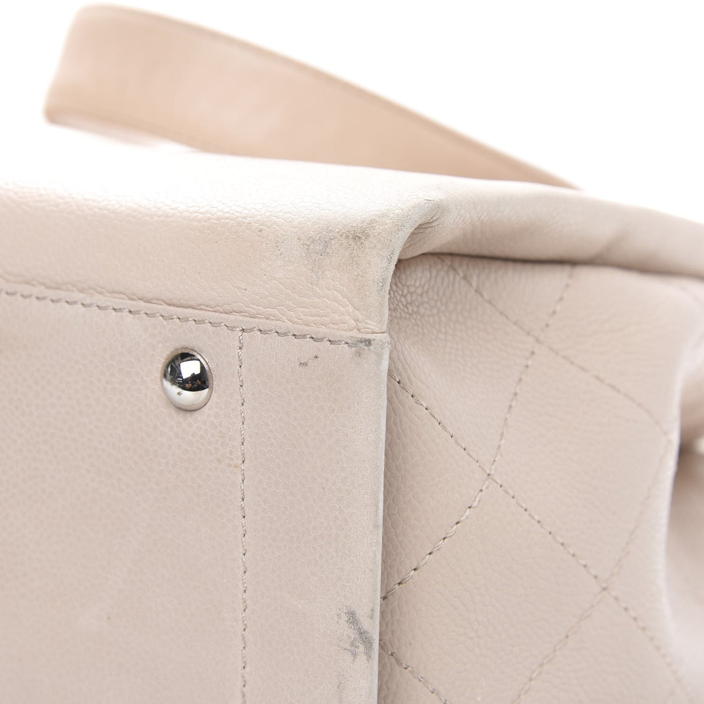 Caviar Executive Cerf Shopper Tote Beige
