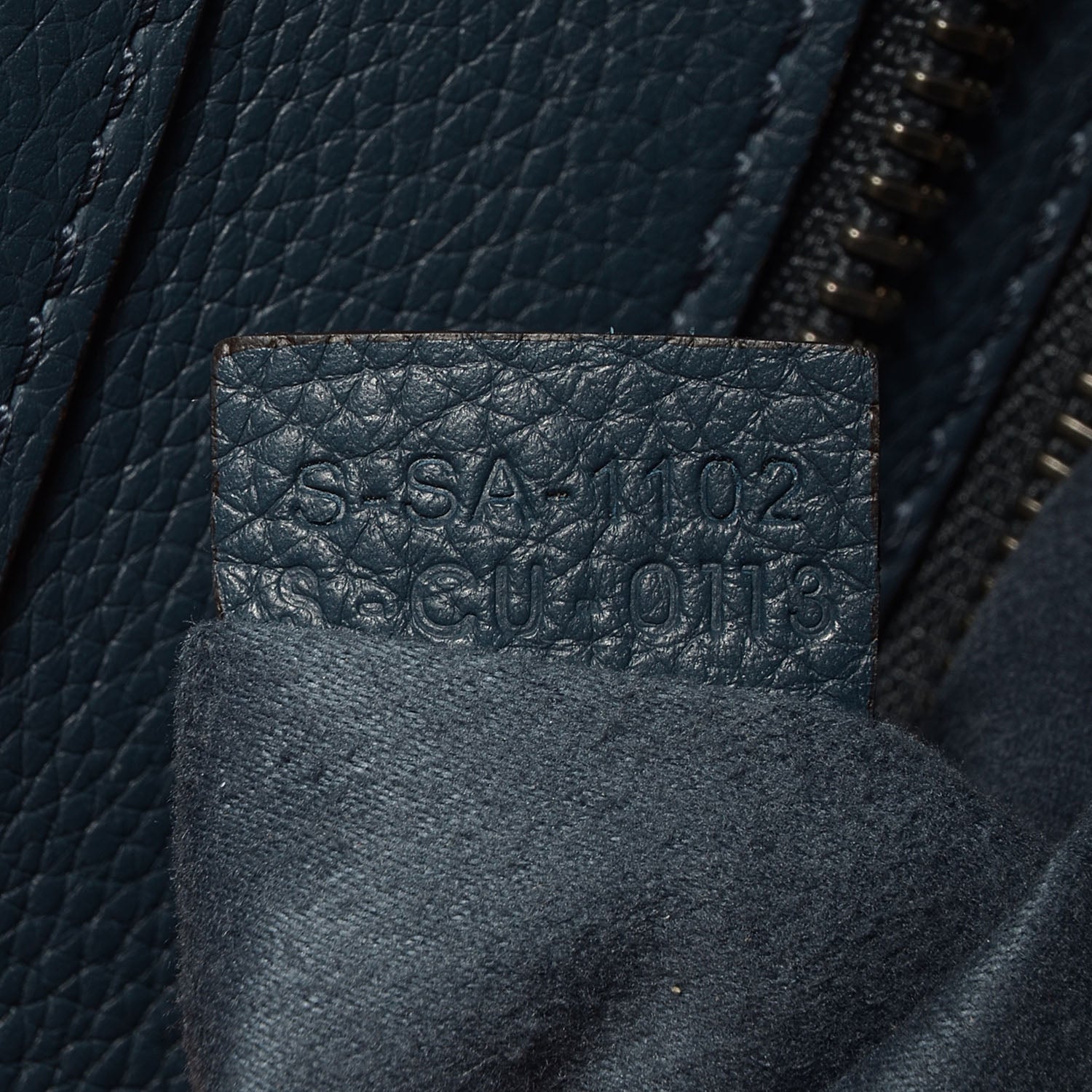 Celine Drummed Calfskin Micro Luggage Orage 7 of 8