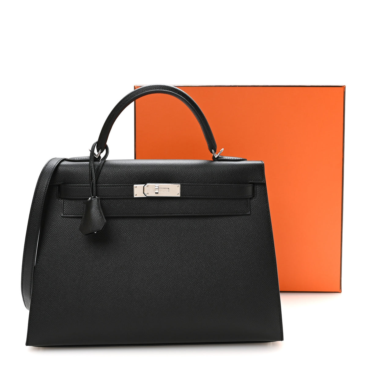Hermes Epsom Kelly Sellier 32 Black 11 of 11