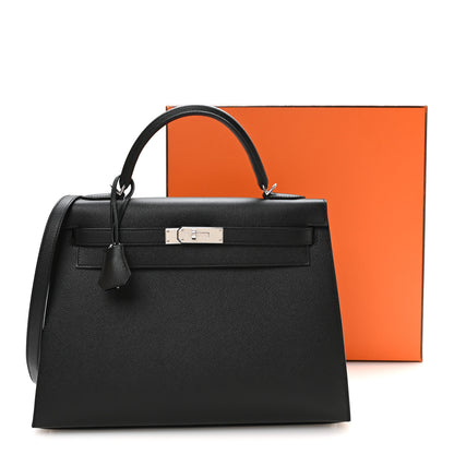 Hermes Epsom Kelly Sellier 32 Black 11 of 11