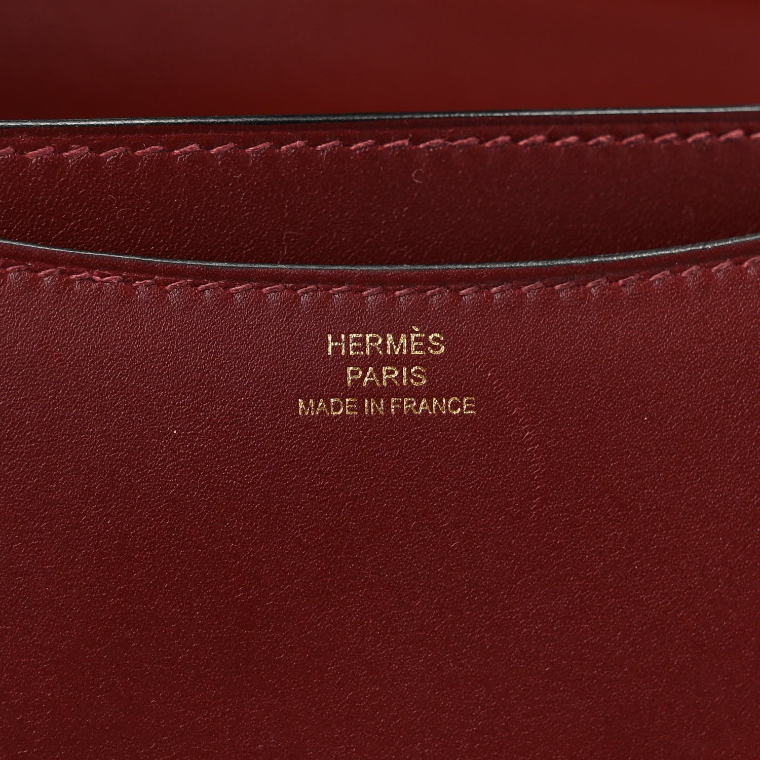 Hermes Veau Monsieur Constance 18 Rouge H 6 of 14