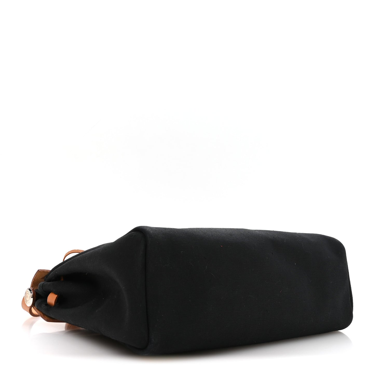 Toile Vache Calfskin Herbag 30 PM Black Natural