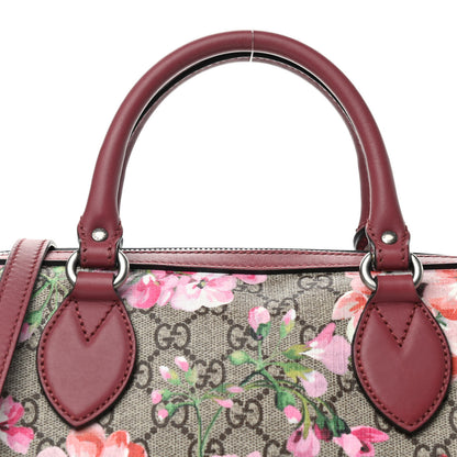Gucci GG Supreme Monogram Blooms Small Boston Beige Multicolor Dry Rose 8 of 10