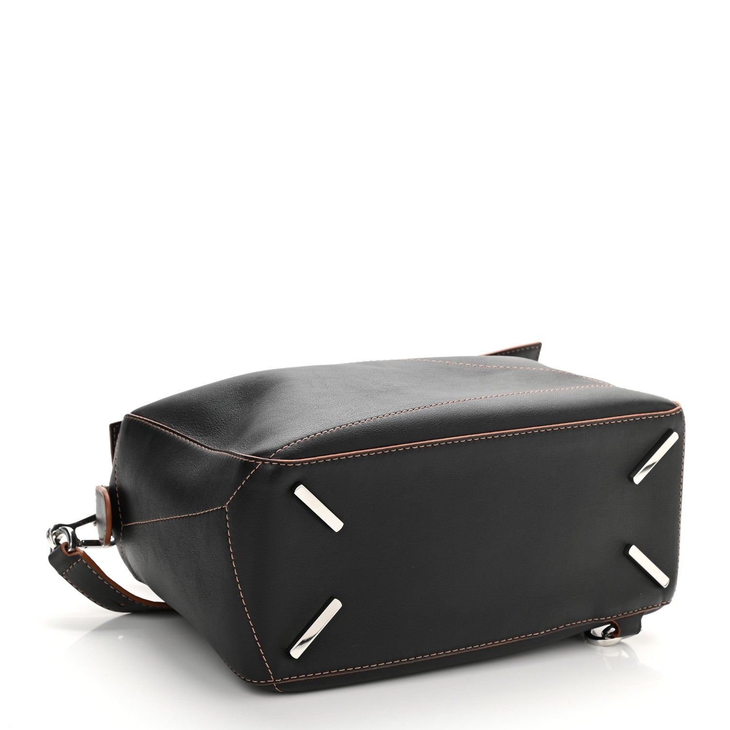Loewe Calfskin Medium Puzzle Bag Black Tan 4 of 7