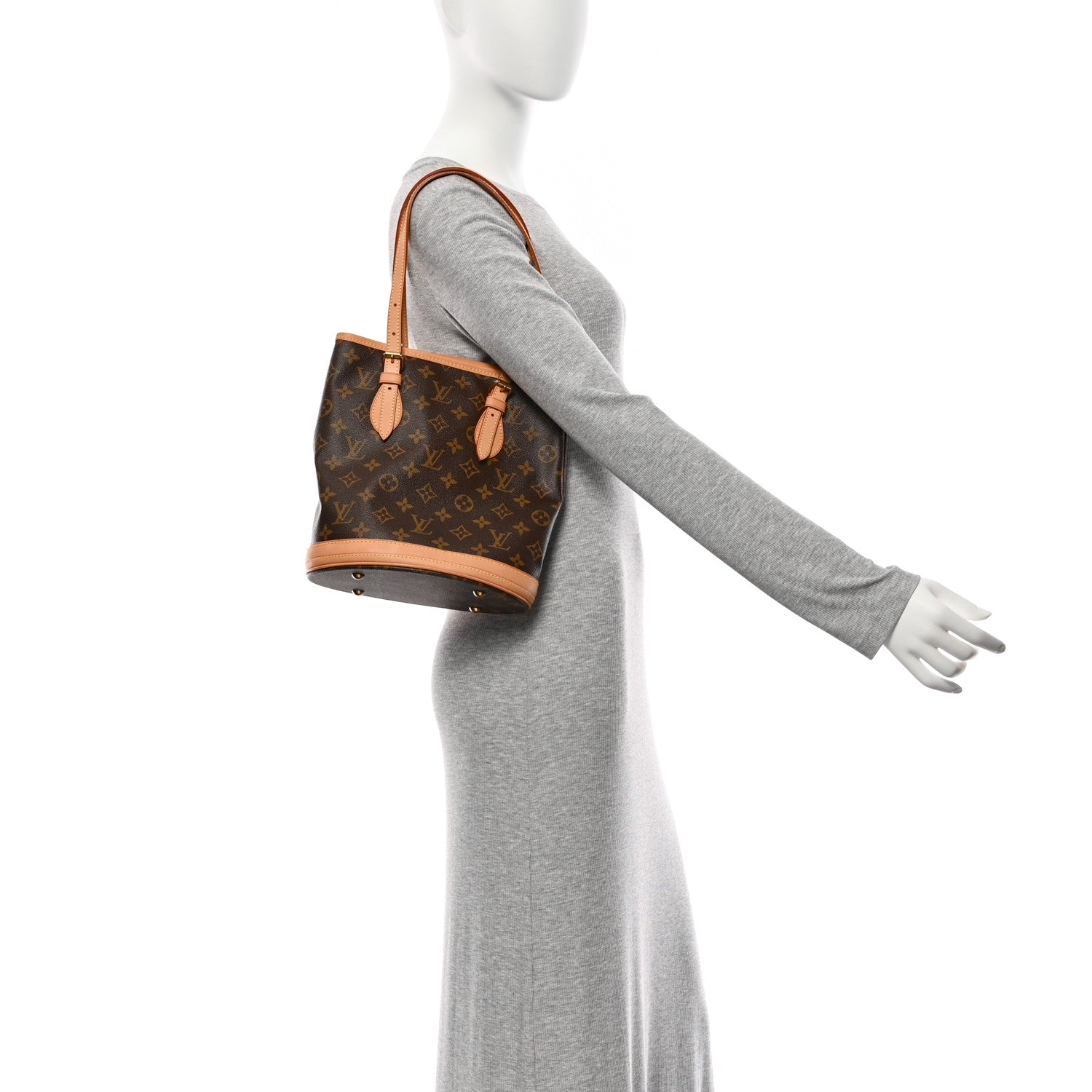 Louis Vuitton Monogram Petit Bucket 23 2 of 10
