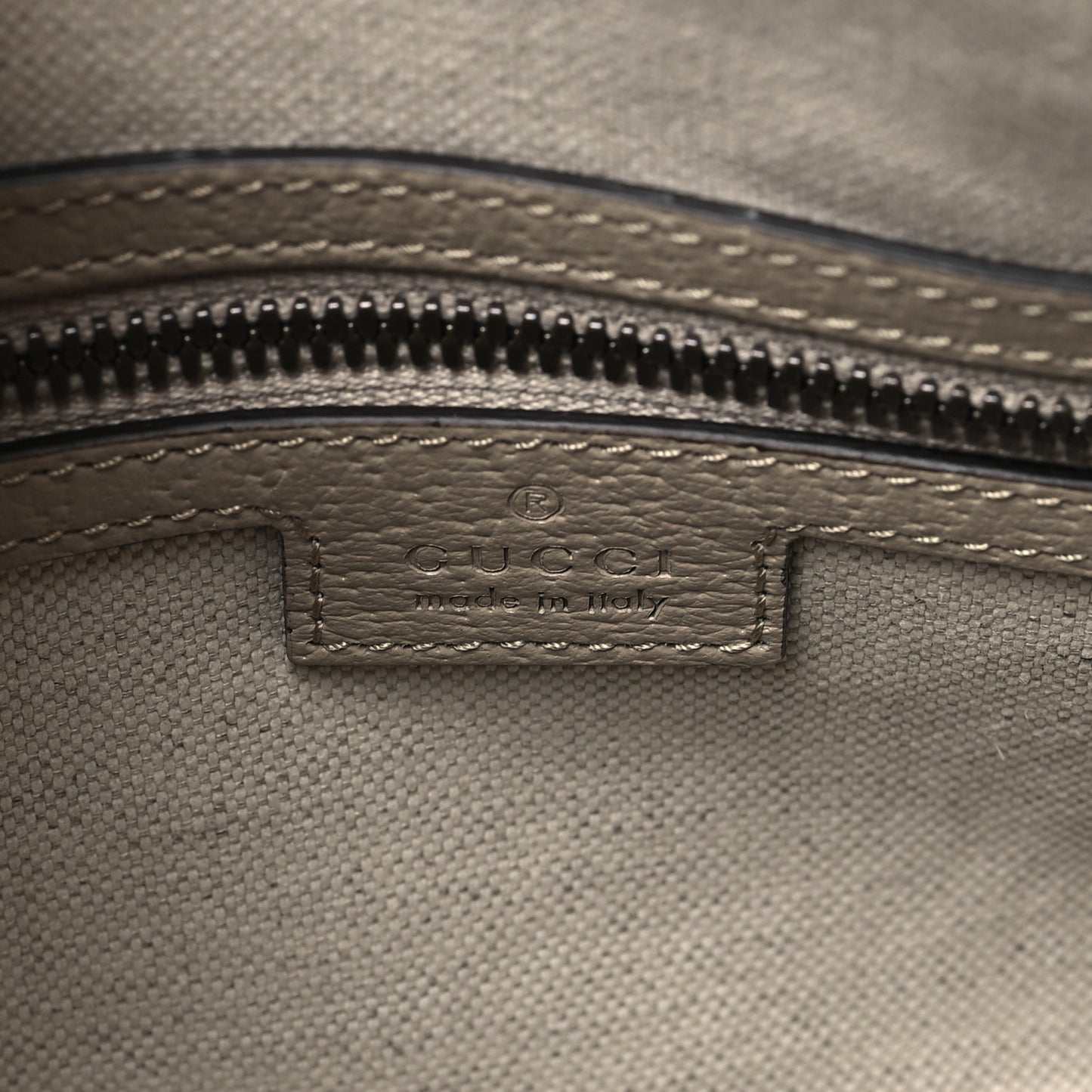 GG Supreme Monogram Textured Dollar Calfskin Web Medium Savoy Duffle Bag Beige Mystic White Oatmeal