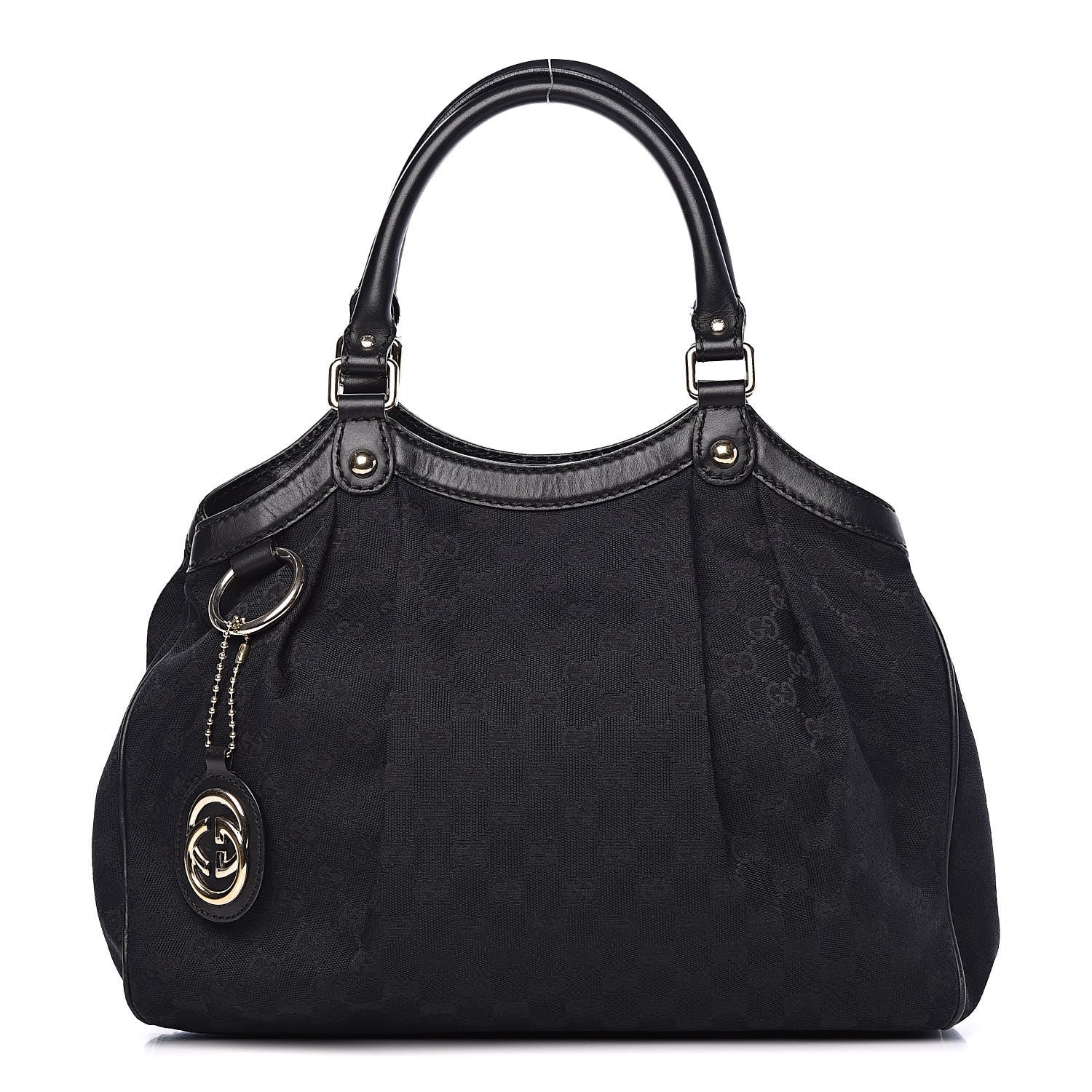 Gucci Monogram Medium Sukey Black 1 of 18