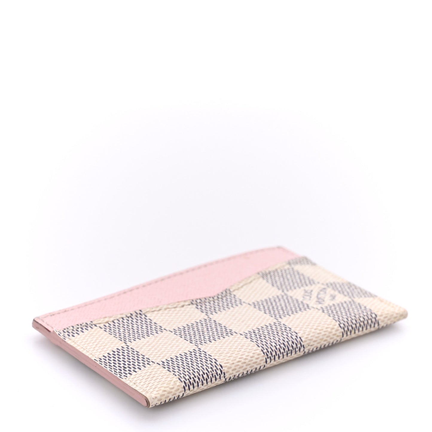 Damier Azur Daily Card Holder Rose Ballerine