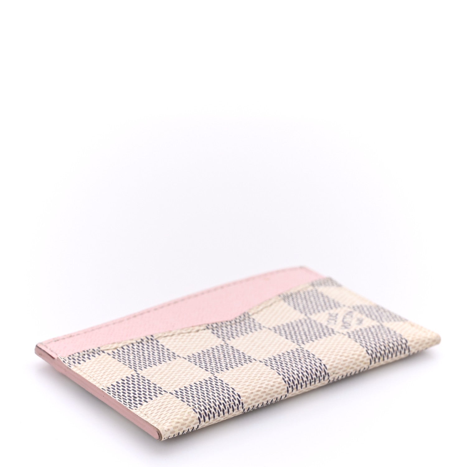 Louis Vuitton Damier Azur Daily Card Holder Rose Ballerine 4 of 8