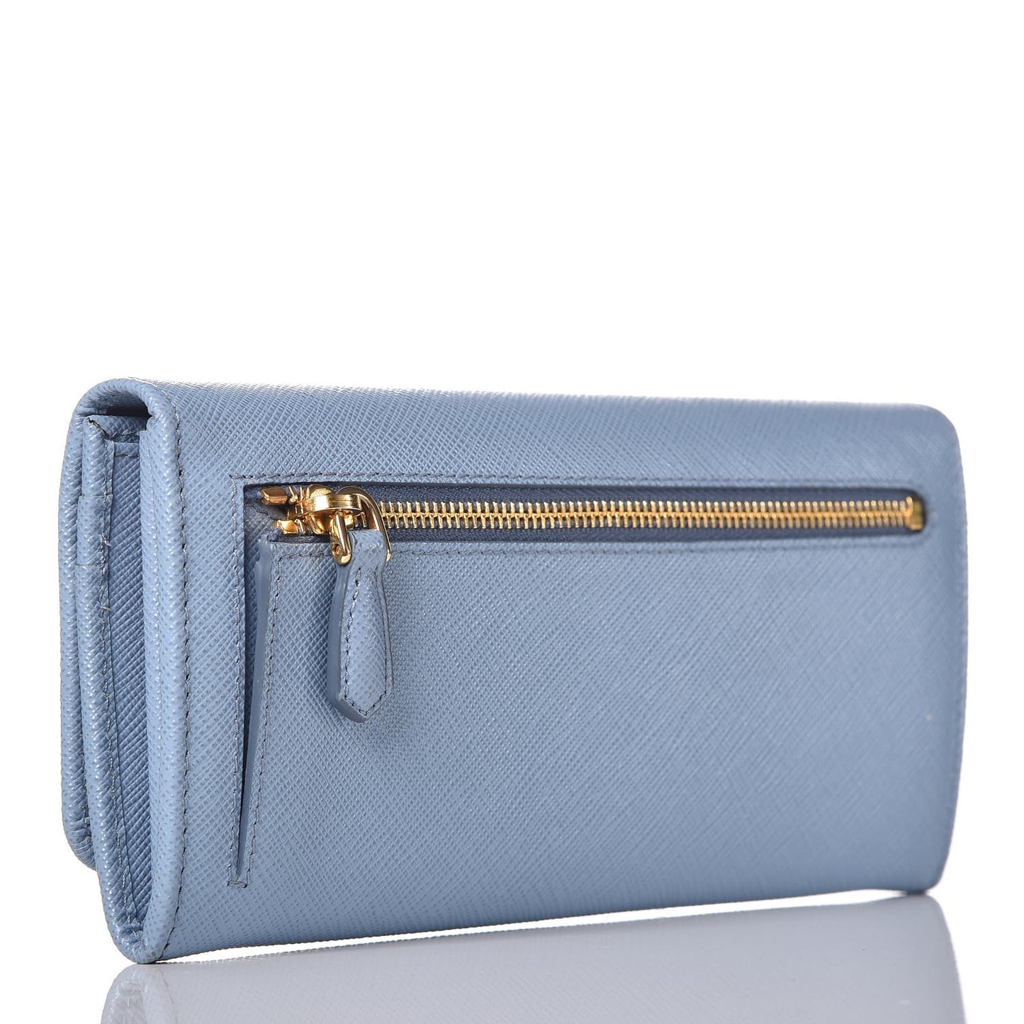 Saffiano Metal Continental Flap Travel Wallet Astrale
