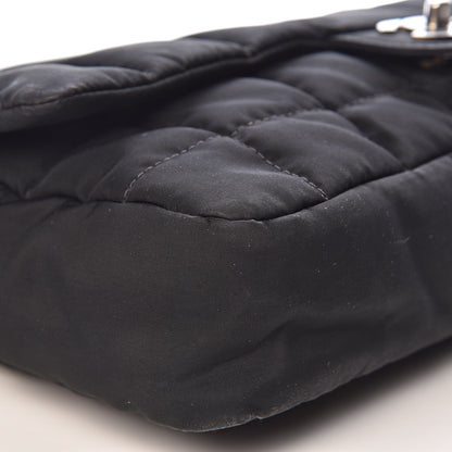 Chanel Nylon Square Quilted Flap Black 11 of 15
